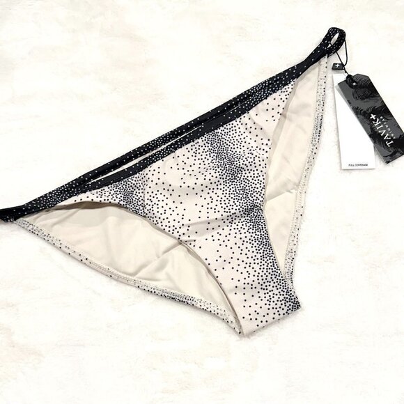 NWT Tavik Antic Full Swim Bottom in Tapioca Percy Dot - Medium - Picture 2 of 8